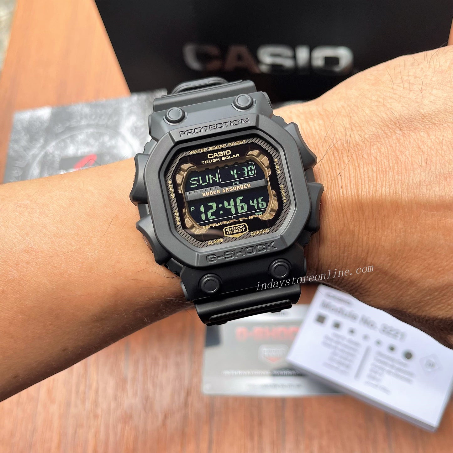 Casio G-Shock Men's Watch GX-56RC-1 Digital GXW GX-56 Series Rust Design Tough Solar (Solar powered)