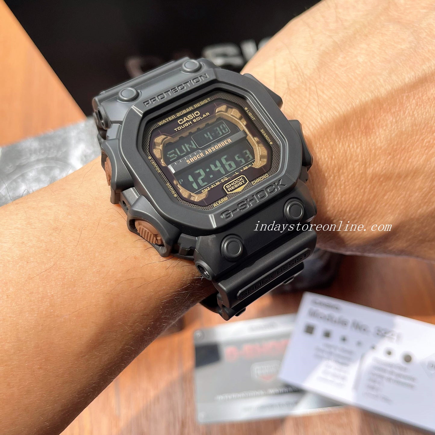 Casio G-Shock Men's Watch GX-56RC-1 Digital GXW GX-56 Series Rust Design Tough Solar (Solar powered)