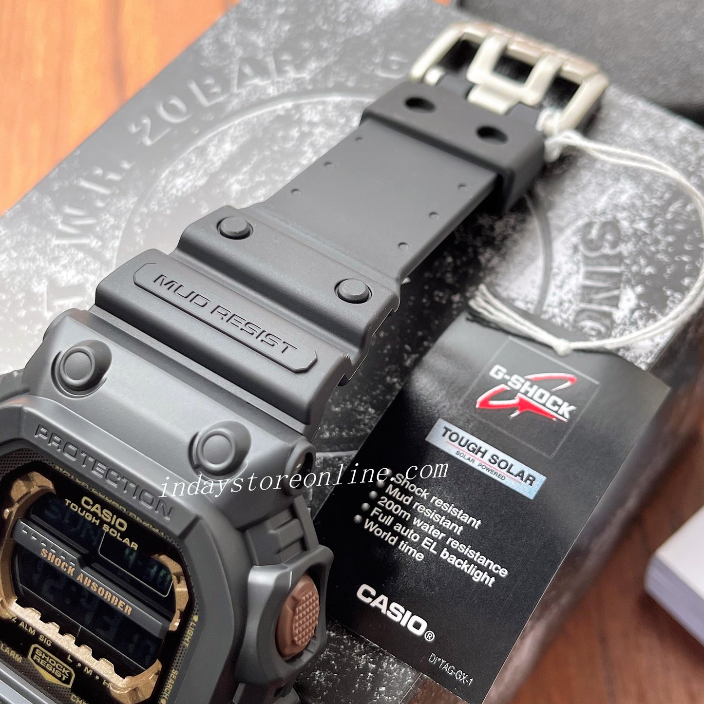 Casio G-Shock Men's Watch GX-56RC-1 Digital GXW GX-56 Series Rust Design Tough Solar (Solar powered)