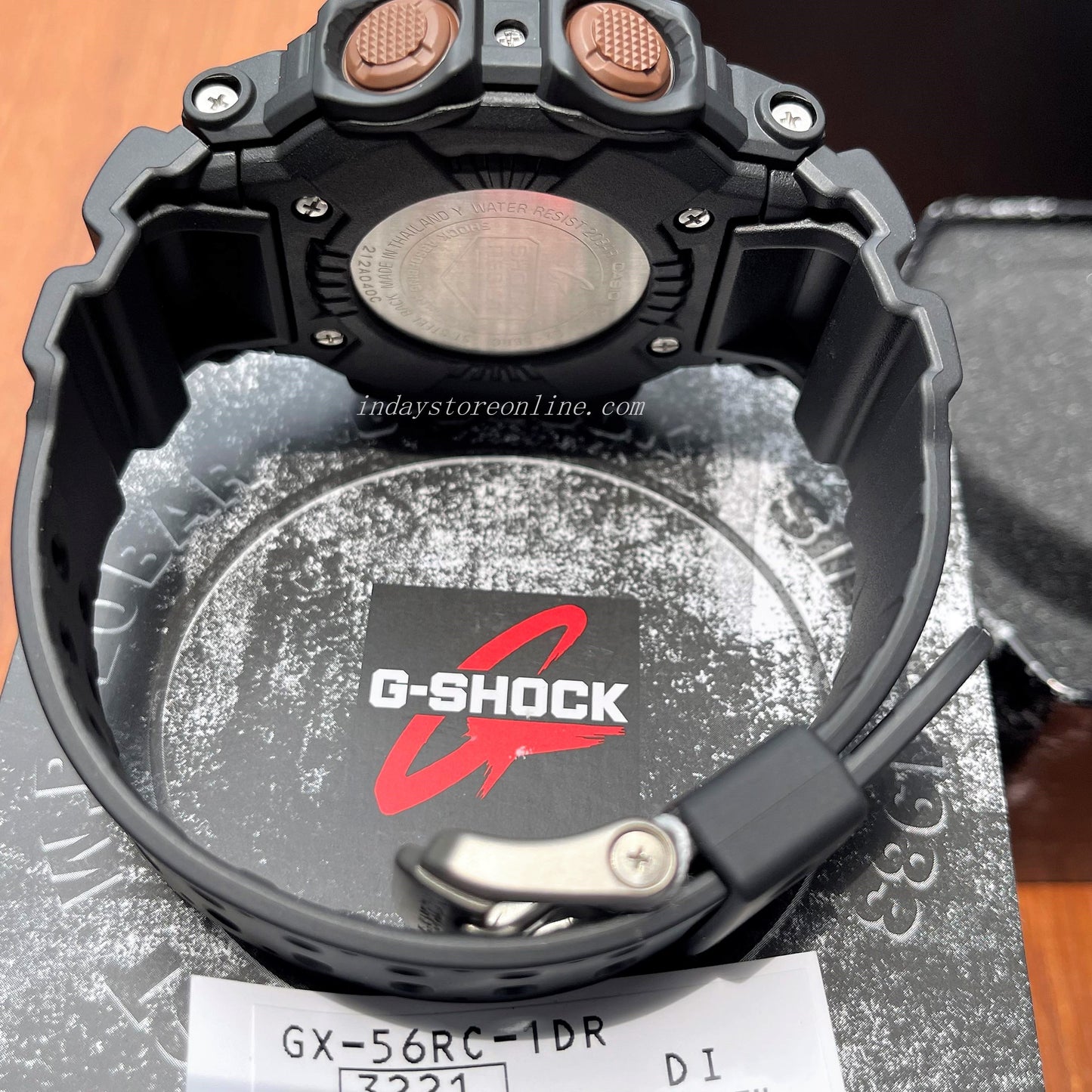 Casio G-Shock Men's Watch GX-56RC-1 Digital GXW GX-56 Series Rust Design Tough Solar (Solar powered)
