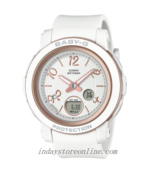 Casio Baby-G Women's Watch BGA-290RA-7A Resin Band Mineral Glass Shock Resistant