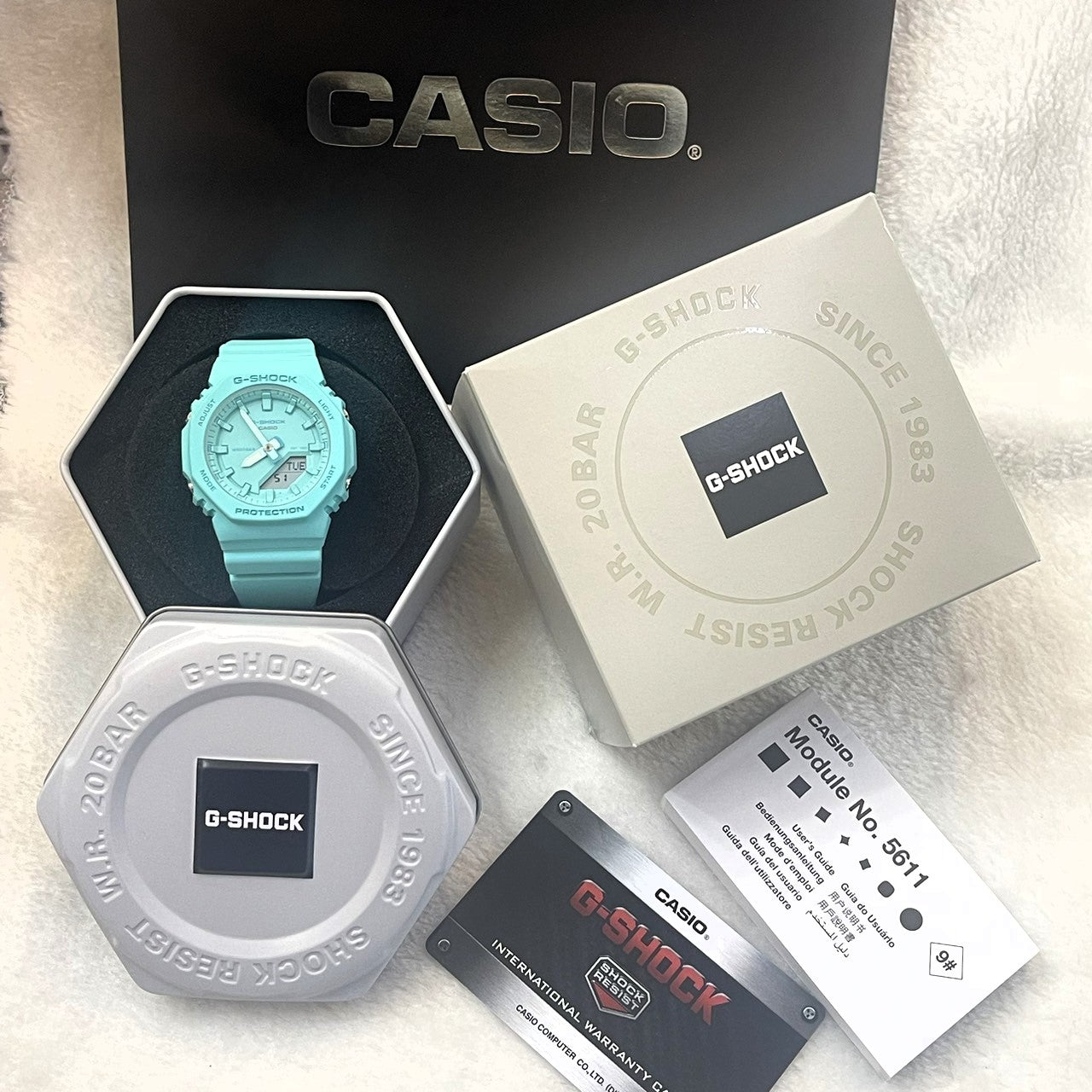 Casio G-Shock Women's Watch GMA-P2100-2A Analog-Digital Bio-Based Resin Band Shock Resistant Mineral Glass