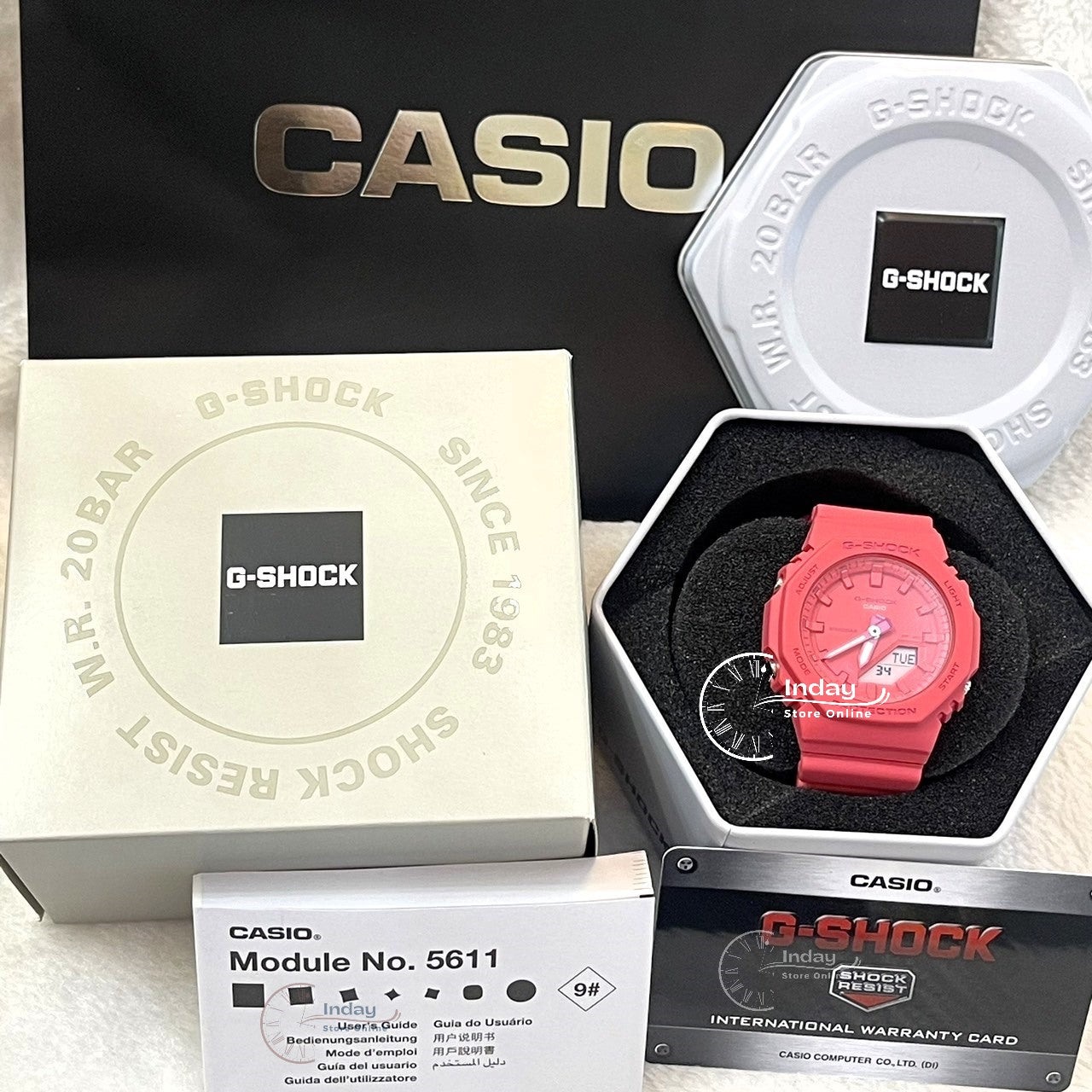 Casio G-Shock Women's Watch GMA-P2100-4A Analog-Digital Bio-Based Resin Band Shock Resistant Mineral Glass