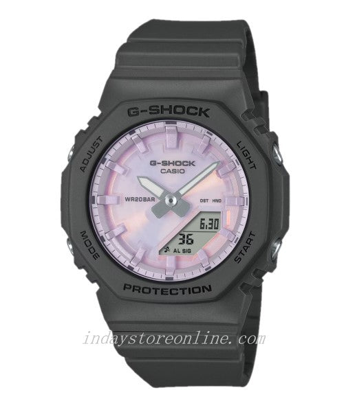 Casio G-Shock Women's Watch GMA-P2100PC-1A Analog-Digital Mineral Glass Shock Resistant