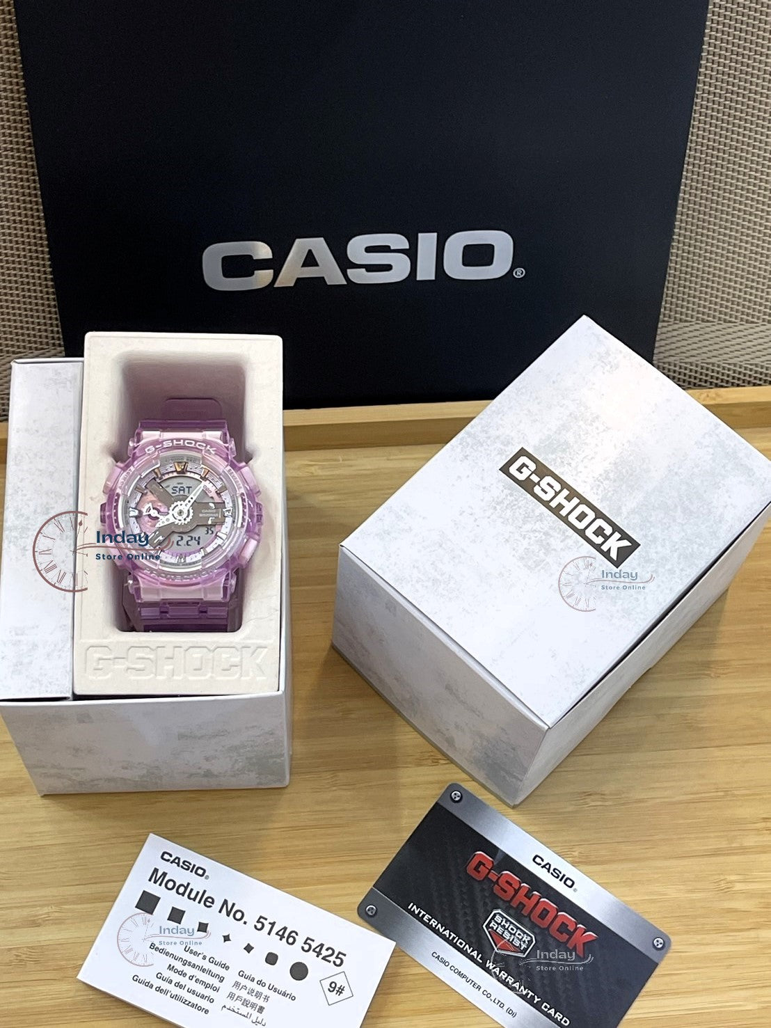 Casio G-Shock Women's Watch GMA-S110VW-4A Resin Band Mineral Glass Shock Resistant Magnetic Resistant