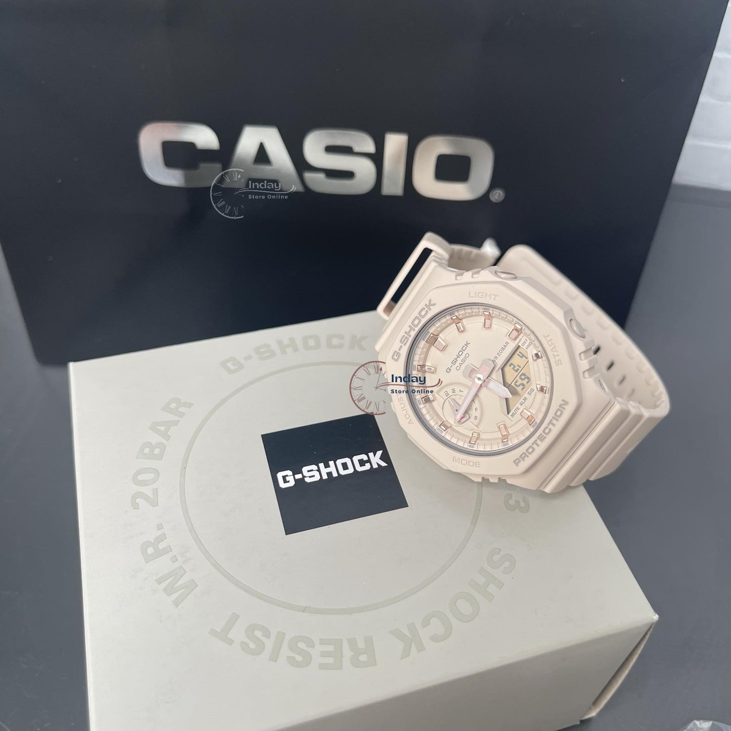 Casio G-Shock Women's Watch GMA-S2100-4A Analog-Digital Shock Resistant Carbon Core Guard Structure