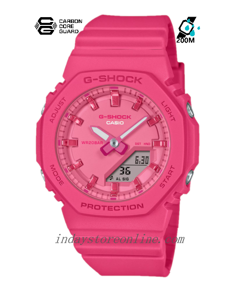 Casio G-Shock Women's Watch GMA-P2100PP-4A Resin Band Mineral Glass Shock Resistant