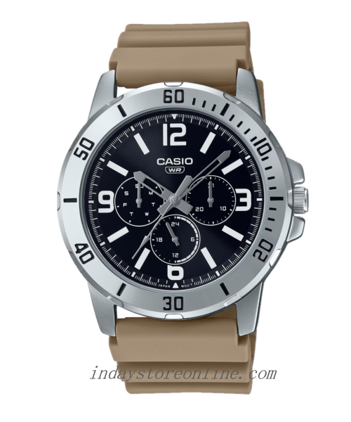 Casio Men's Watch MTP-VD300-5B Resin Band Mineral Glass