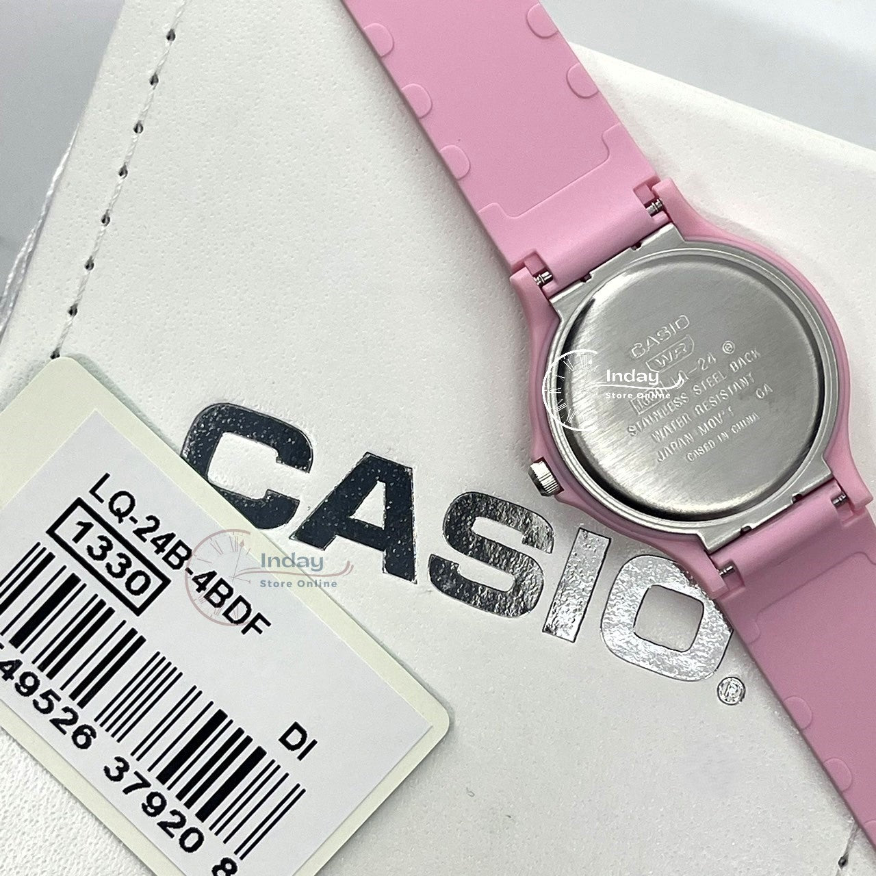 Casio Analog Women's Watch LQ-24B-4B Bio-based Resin Glass Resin Band