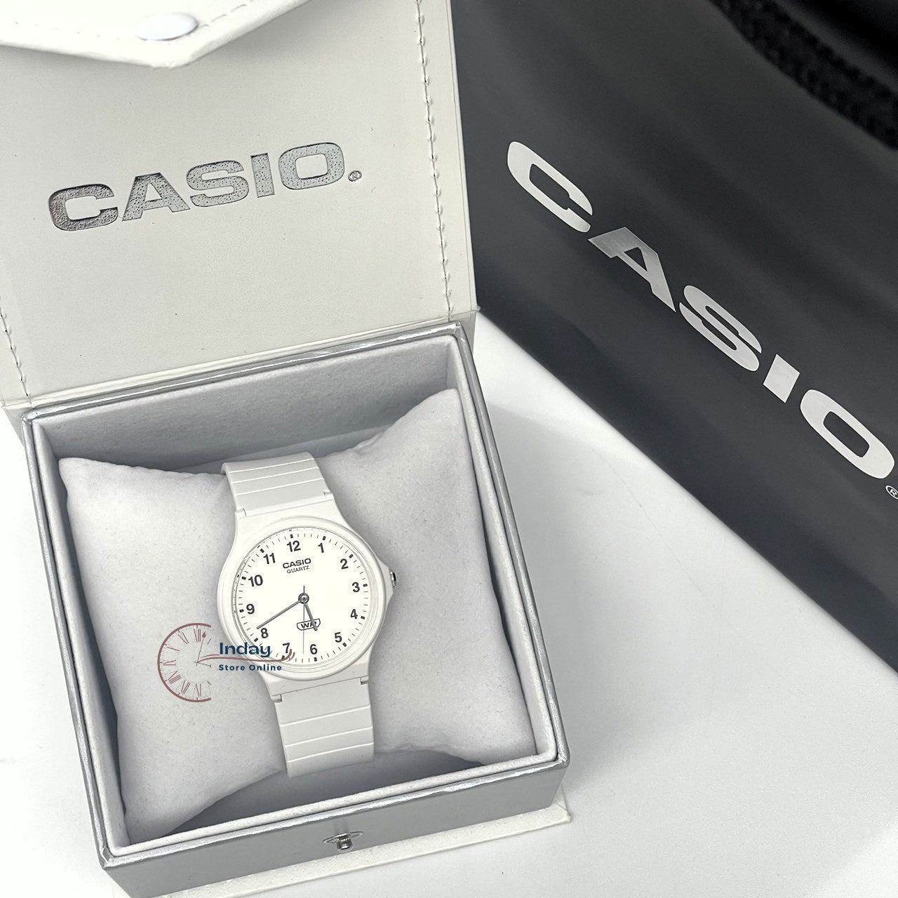 Casio Analog Women's Watch MQ-24B-7B Bio-based Resin Glass Resin Band