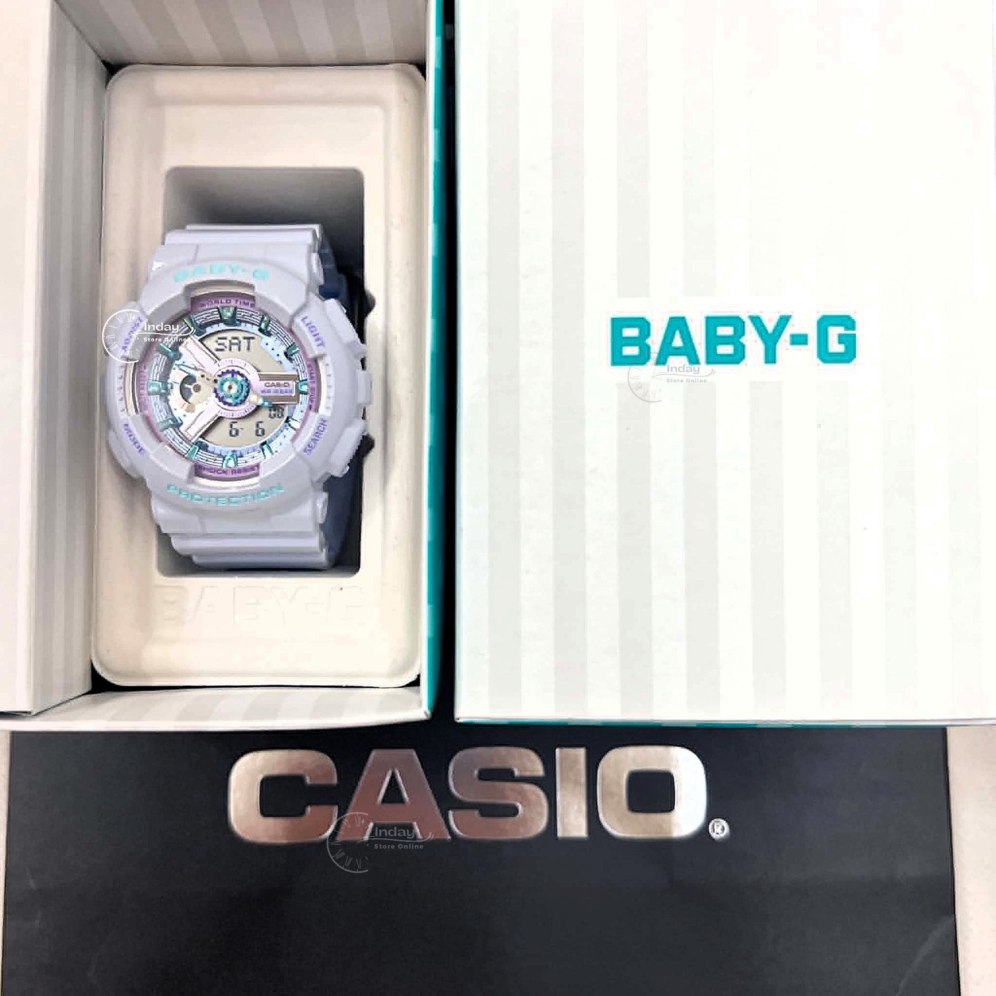 Casio Baby-G Women's Watch BA-110MC-7A Resin Band Mineral Glass Shock Resistant Battery Life: 2 Years