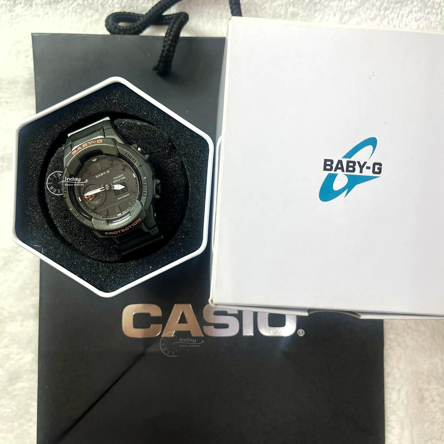 Casio Baby-G Women's Watch BGA-230S-3A Resin Band Mineral Glass Shock Resistant