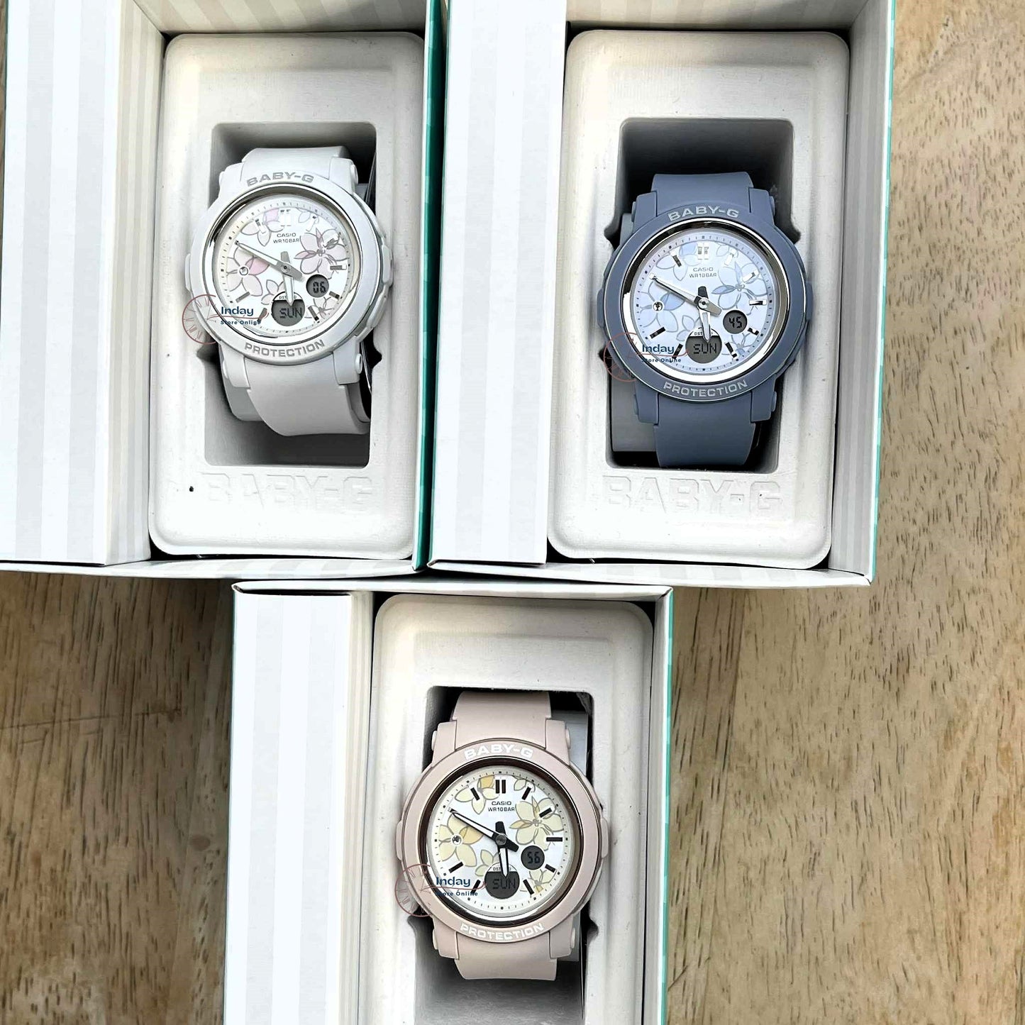 Casio Baby-G Women's Watch BGA-290FL-2A Mineral Glass Resin Band Shock Resistant Battery Life: 3 Years