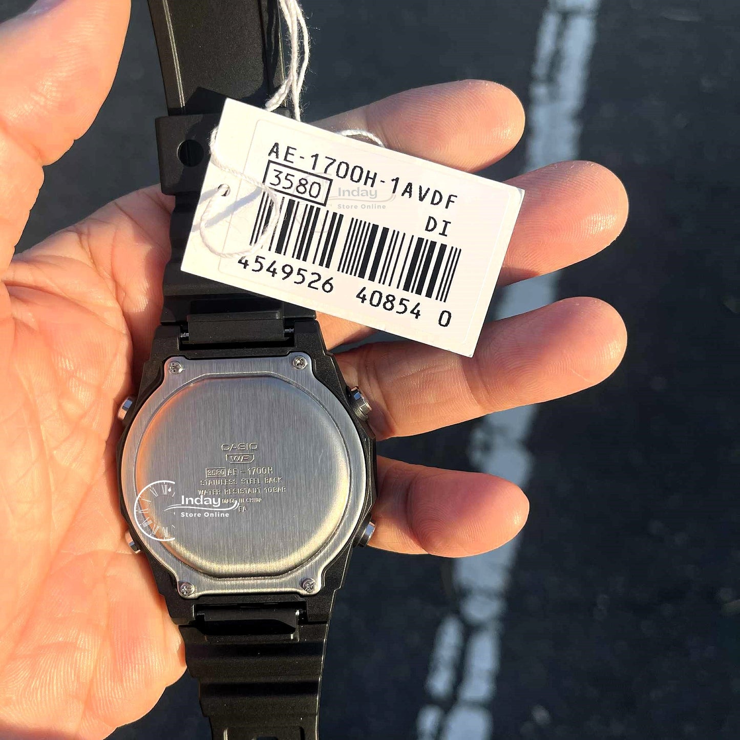 Casio Digital Men's Watch AE-1700H-1A Resin Glass Resin Band Battery Life: 10 Years