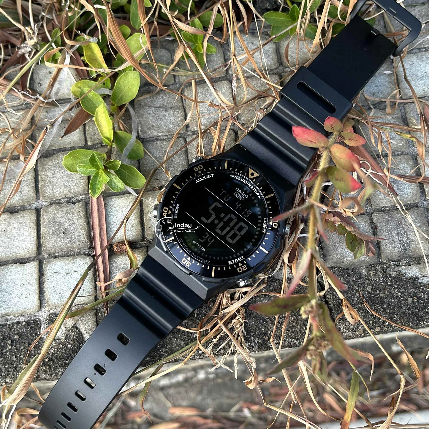 Casio Digital Men's Watch AE-1700H-1B Resin Glass Resin Band Battery Life: 10 Years