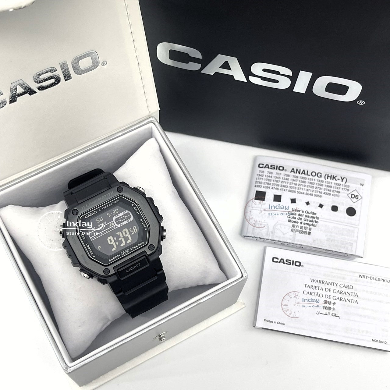 Casio Digital Men's Watch MWD-110HB-1B Resin Band Resin Glass Battery Life: 10 years