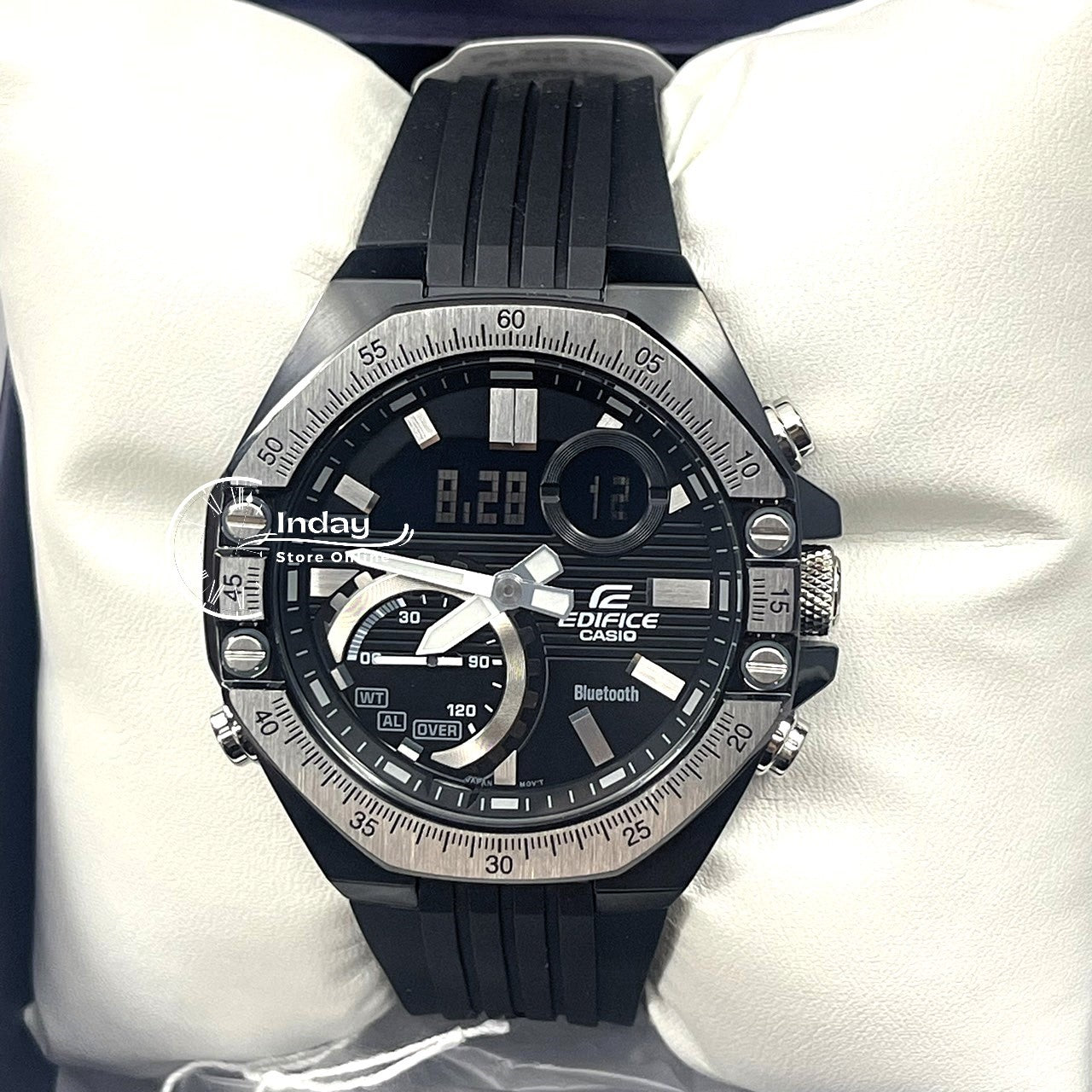 Casio Edifice Men's Watch ECB-10TP-1A Automotive Toolkit Inspired Design Mobile link Bluetooth