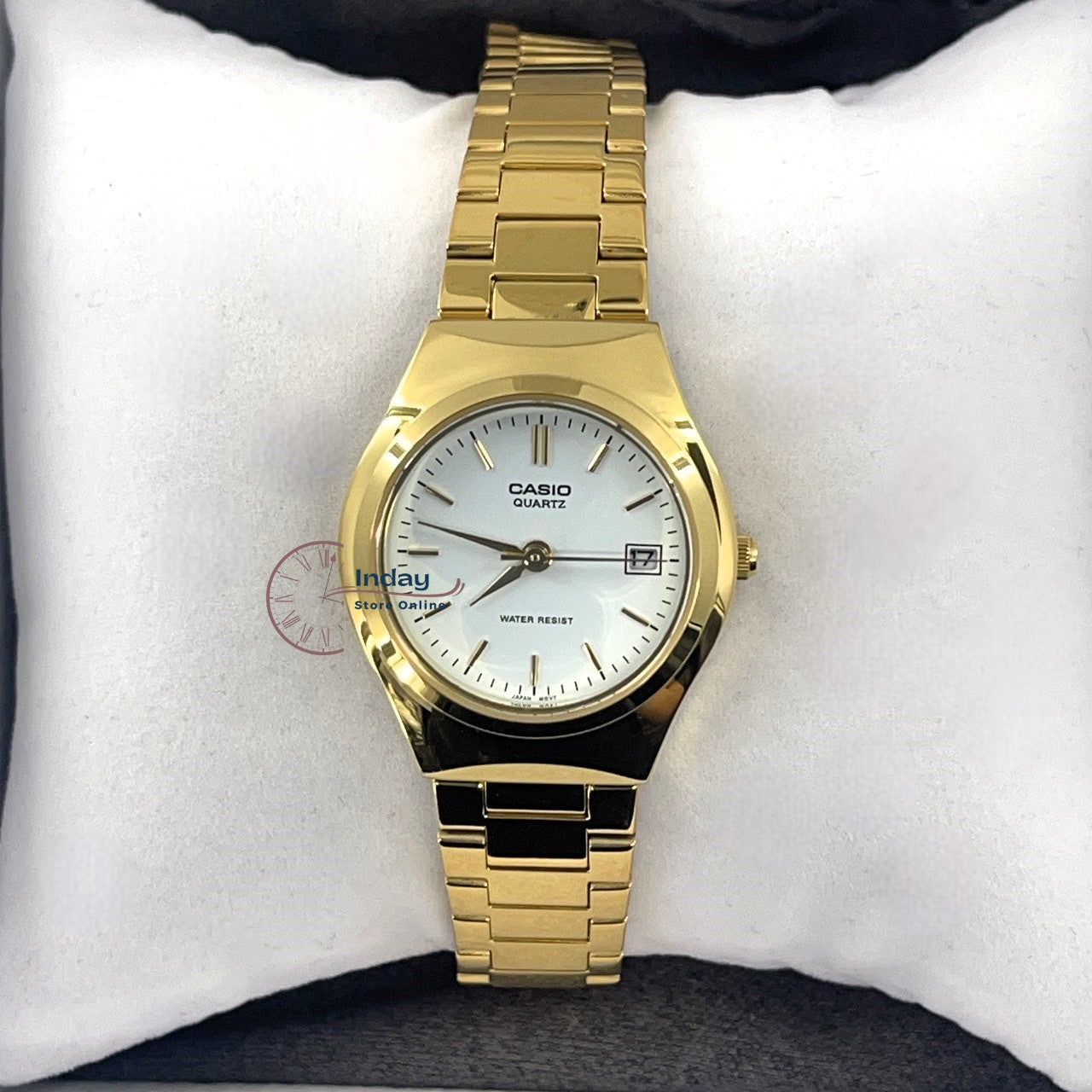 Casio Fashion Women's Watch LTP-1170N-7A Gold Plated Stainless Steel Band Mineral Glass