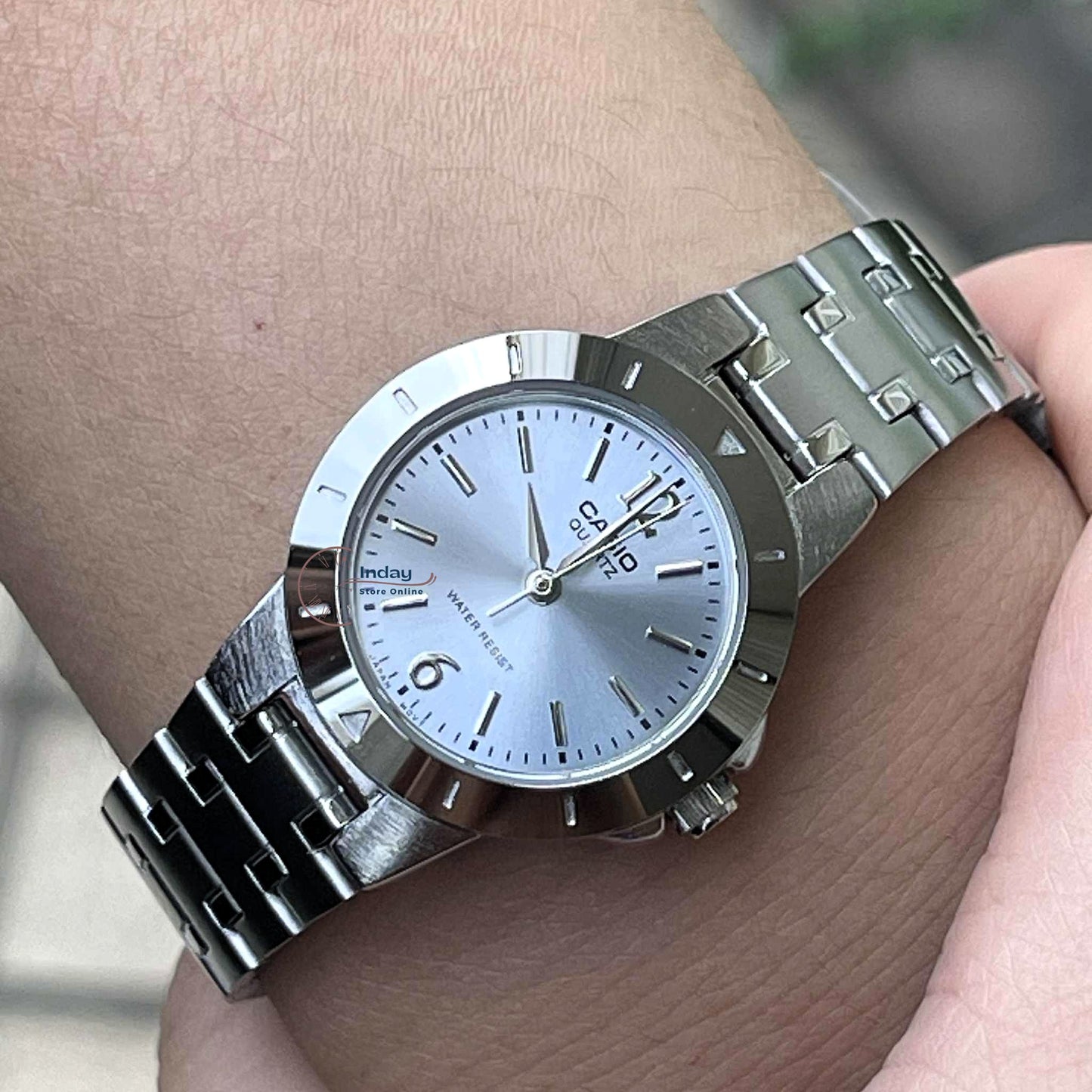 Casio Fashion Women's Watch LTP-1177A-2A Mineral Glass Stainless Steel Band