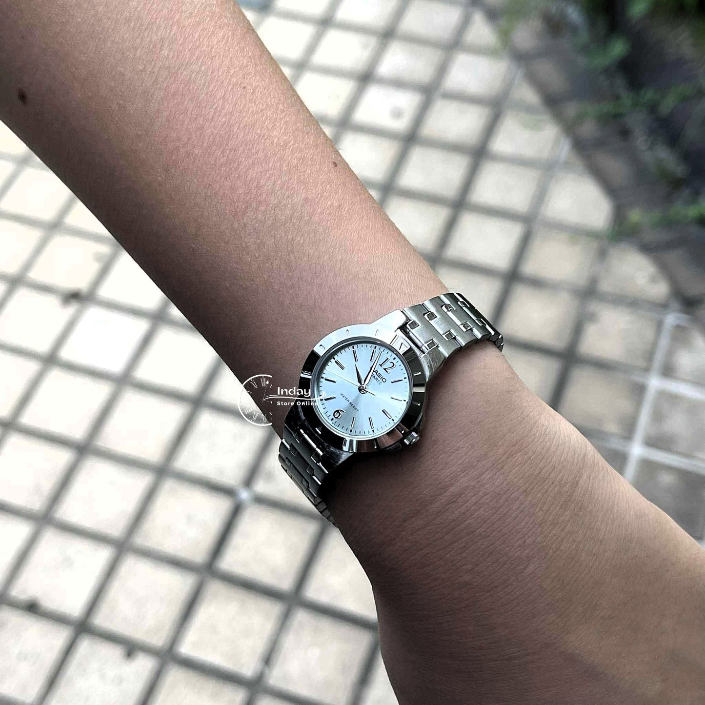 Casio Fashion Women's Watch LTP-1177A-3A Mineral Glass Stainless Steel Band