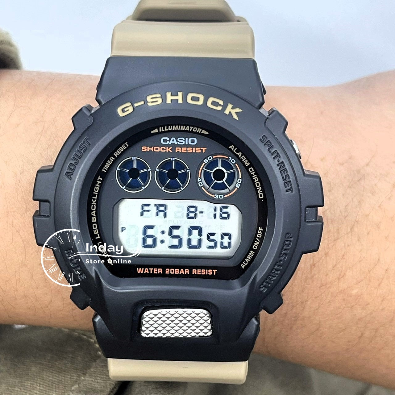 Casio G-Shock Men's Watch DW-6900TU-1A5 Resin Band Shock Resistant Battery life: 5 years