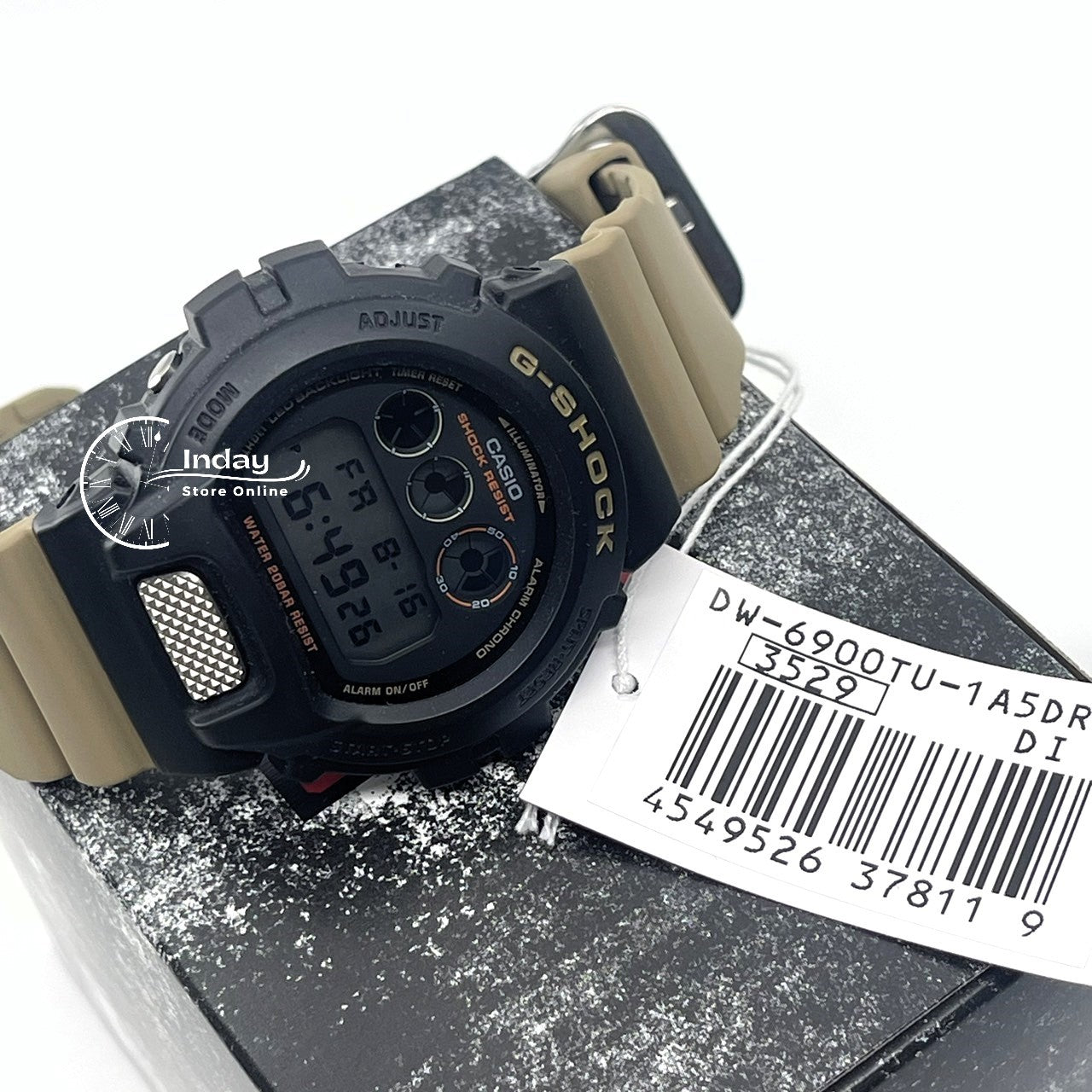 Casio G-Shock Men's Watch DW-6900TU-1A5 Resin Band Shock Resistant Battery life: 5 years