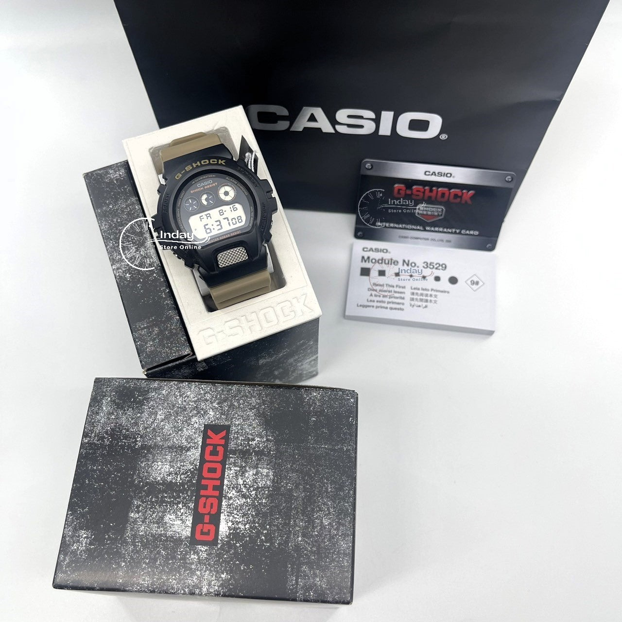 Casio G-Shock Men's Watch DW-6900TU-1A5 Resin Band Shock Resistant Battery life: 5 years