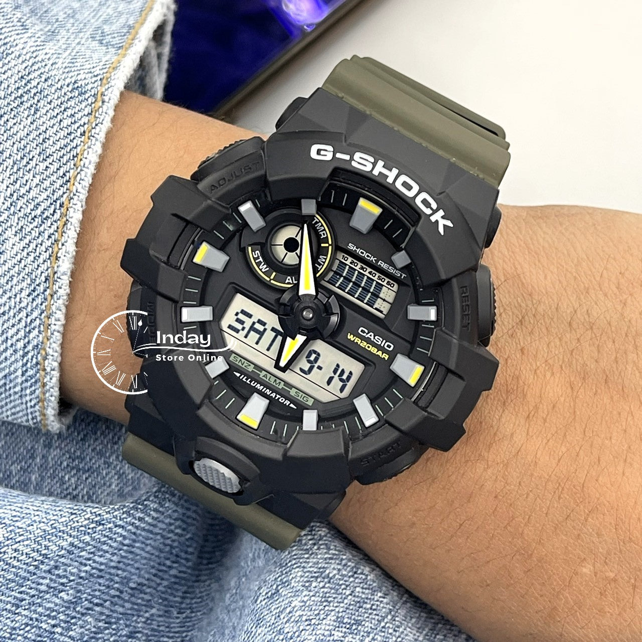 Casio G-Shock Men's Watch GA-710TU-1A3 Resin Band Shock Resistant