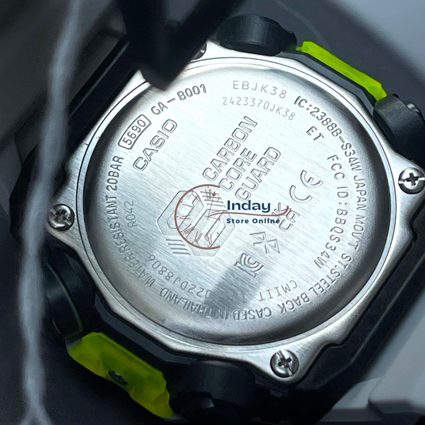 Casio G-Shock Men's Watch GA-B001MW-8A Resin Band Mineral Glass Shock Resistant Mobile Link Bluetooth