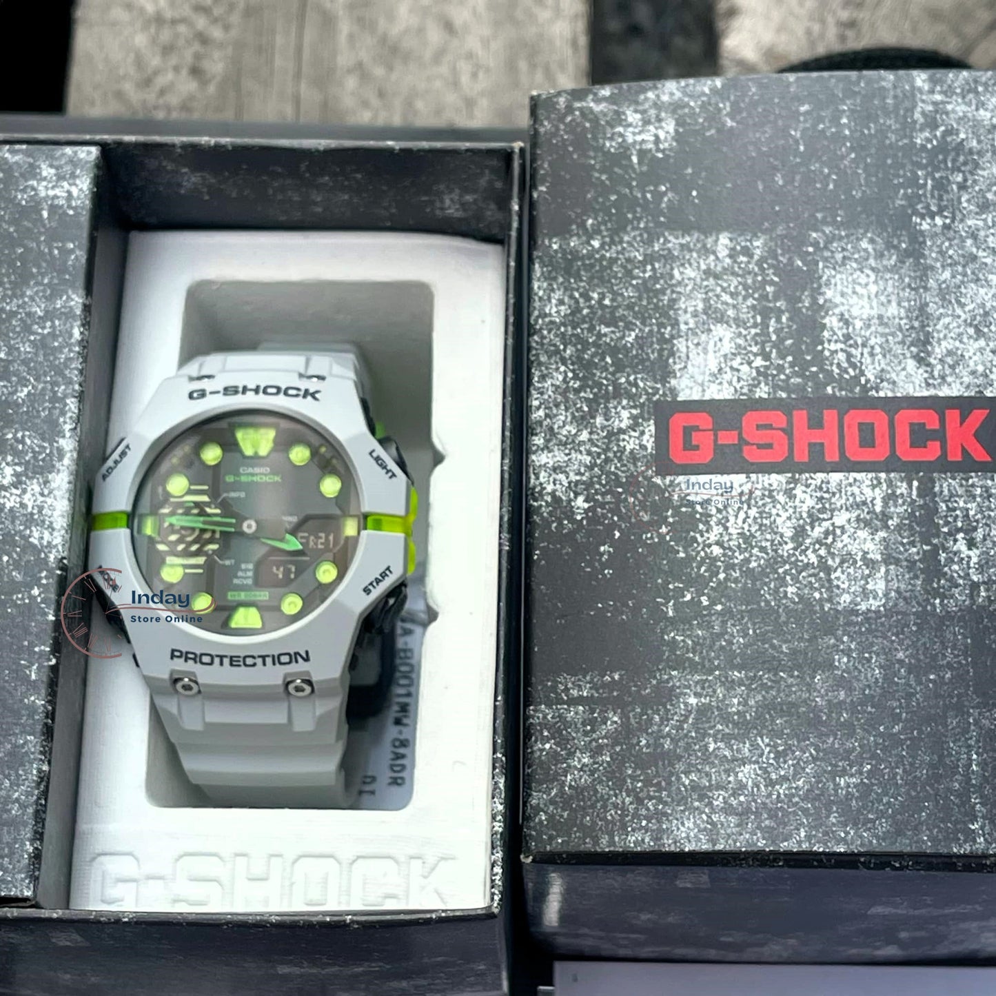 Casio G-Shock Men's Watch GA-B001MW-8A Resin Band Mineral Glass Shock Resistant Mobile Link Bluetooth