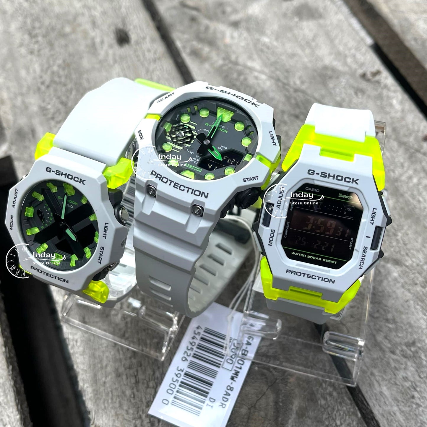 Casio G-Shock Men's Watch GA-B001MW-8A Resin Band Mineral Glass Shock Resistant Mobile Link Bluetooth