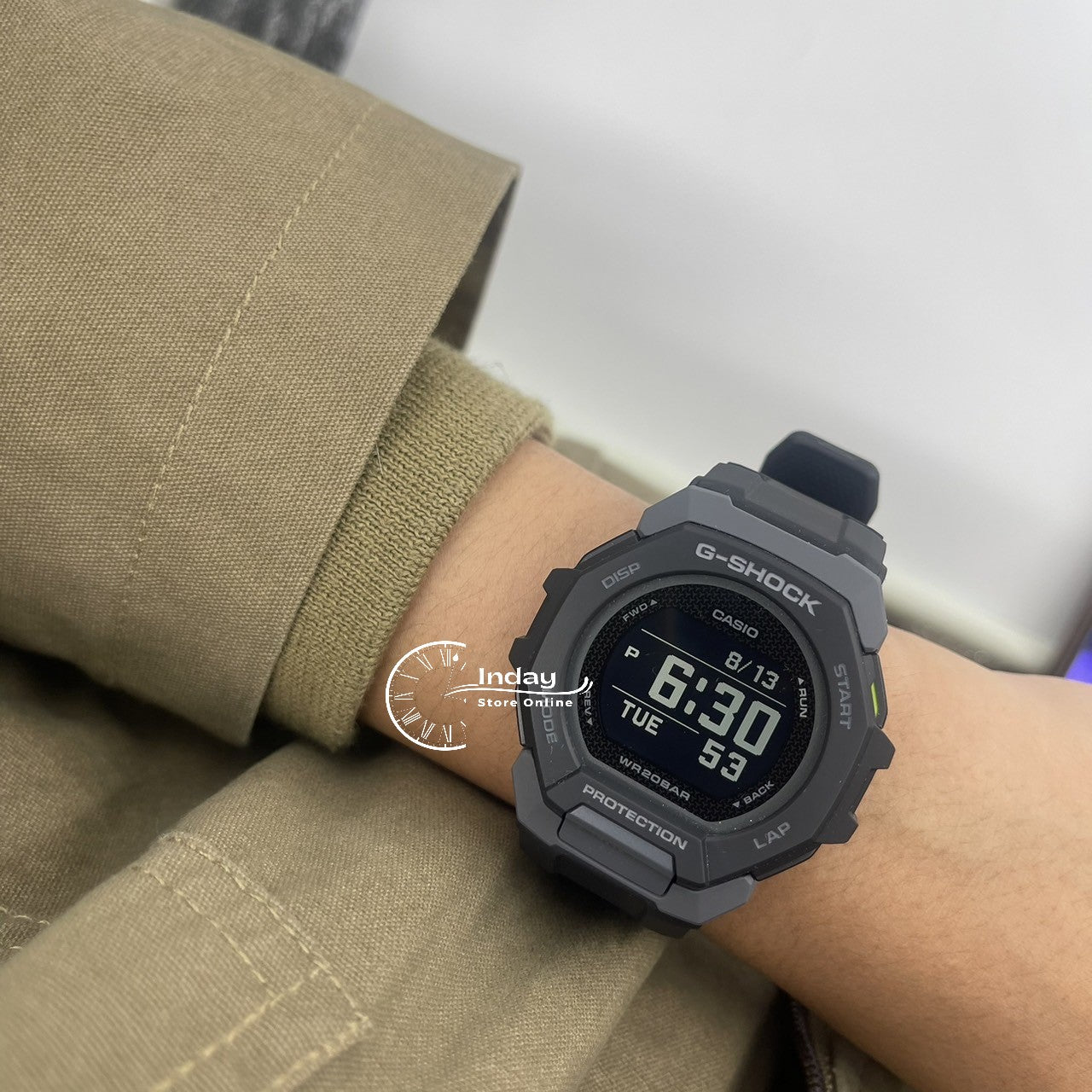 Casio G-Shock Men's Watch GBD-300-1 G-Squad Bio-based Resin Shock Resistant Mobile link Bluetooth