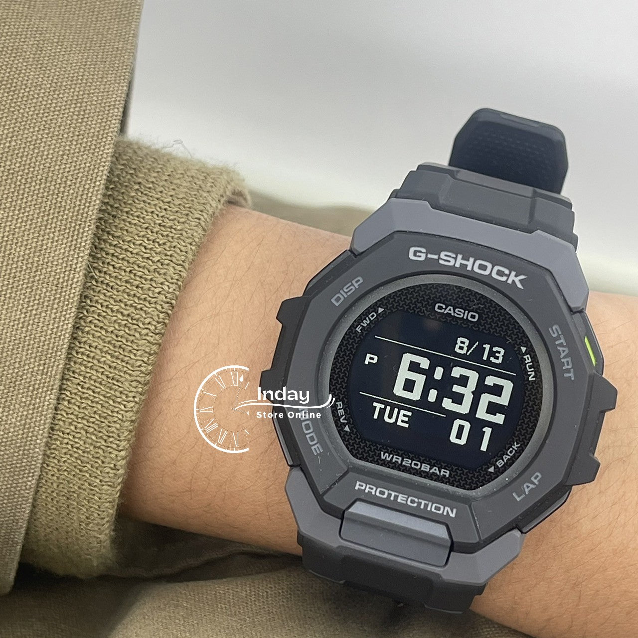 Casio G-Shock Men's Watch GBD-300-1 G-Squad Bio-based Resin Shock Resistant Mobile link Bluetooth
