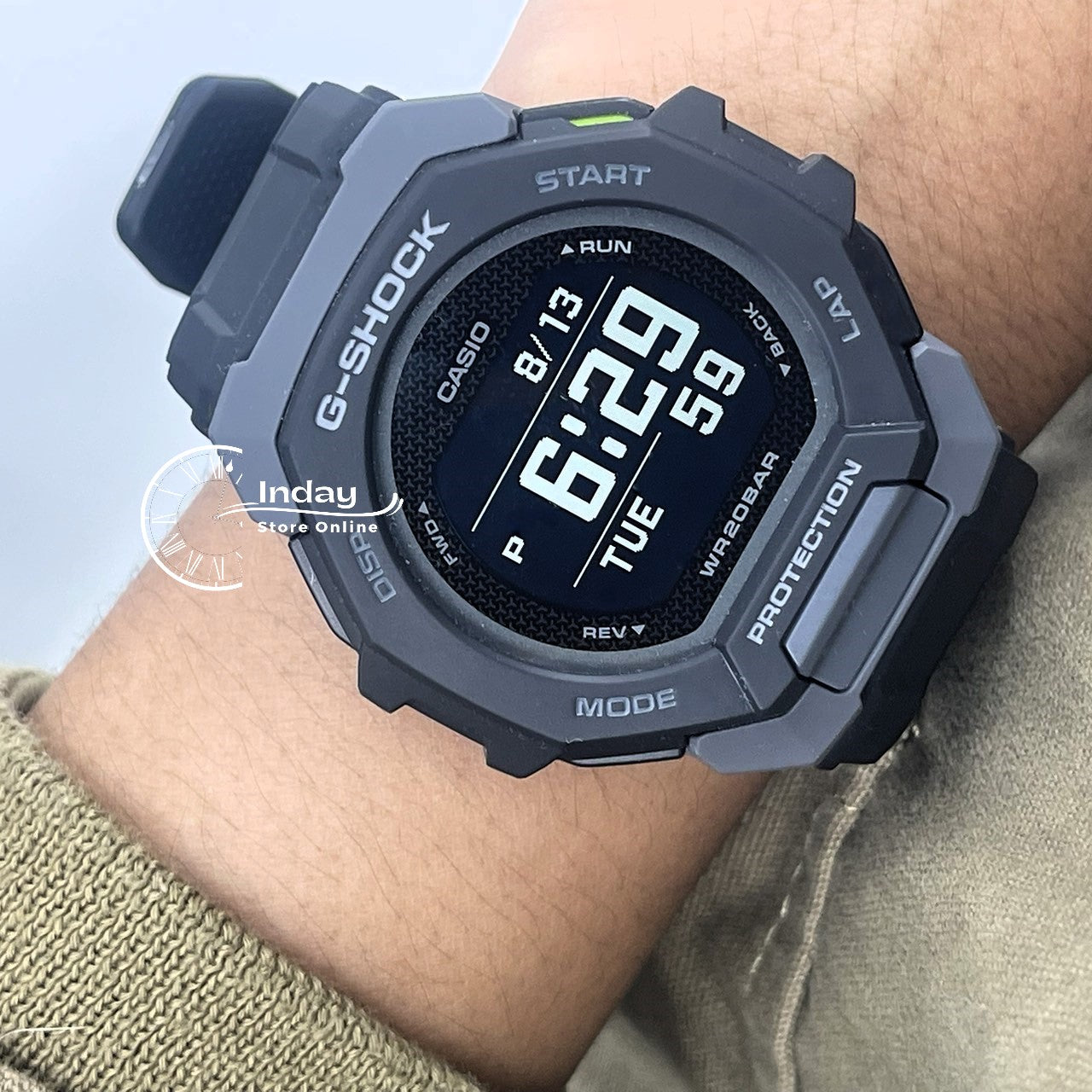 Casio G-Shock Men's Watch GBD-300-1 G-Squad Bio-based Resin Shock Resistant Mobile link Bluetooth