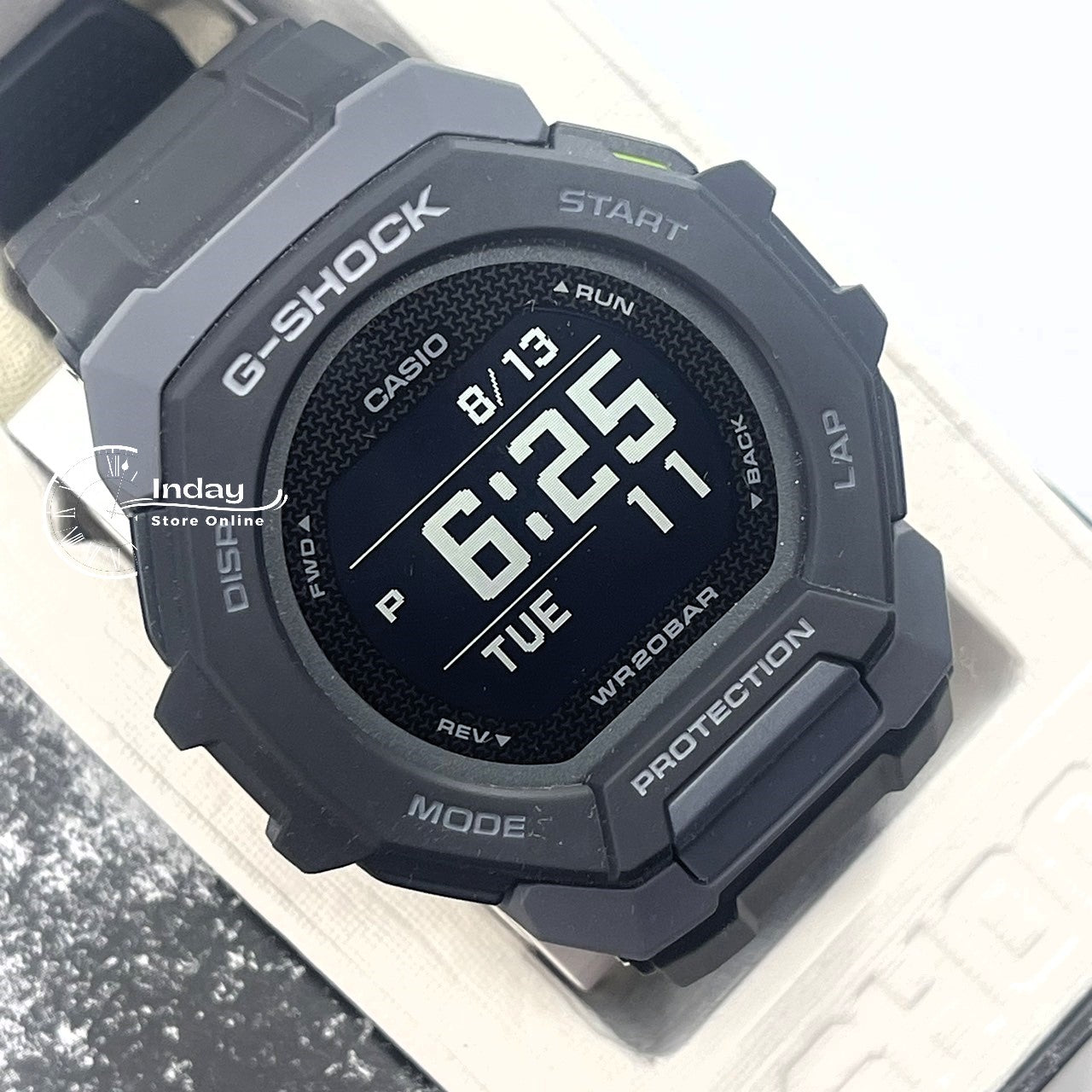 Casio G-Shock Men's Watch GBD-300-1 G-Squad Bio-based Resin Shock Resistant Mobile link Bluetooth