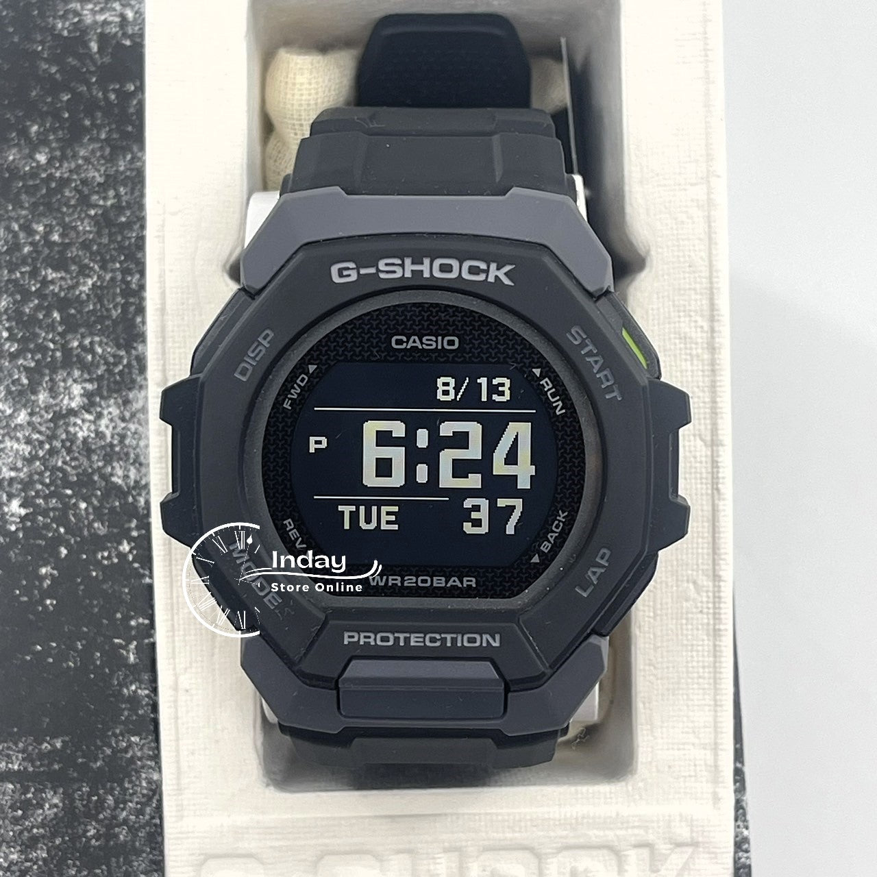 Casio G-Shock Men's Watch GBD-300-1 G-Squad Bio-based Resin Shock Resistant Mobile link Bluetooth
