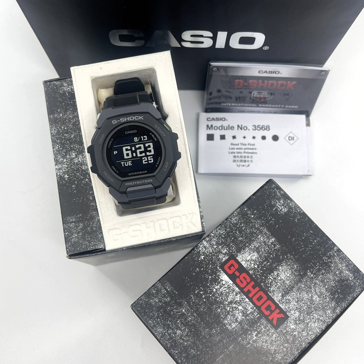 Casio G-Shock Men's Watch GBD-300-1 G-Squad Bio-based Resin Shock Resistant Mobile link Bluetooth