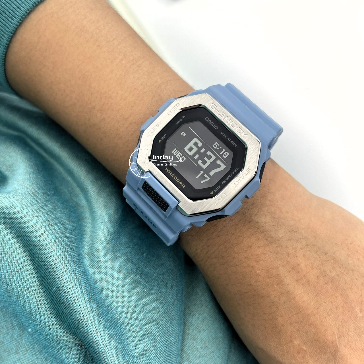 Casio G-Shock G-Lide Men's Watch GBX-100-2A Shock Resistant Mineral Glass Mobile Link Bluetooth