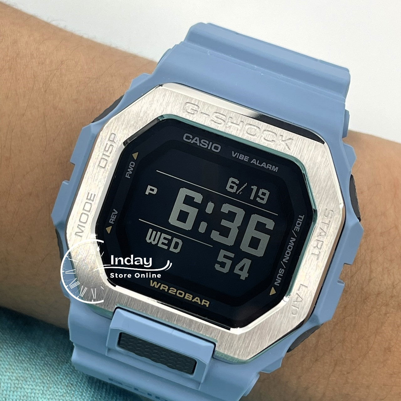Casio G-Shock G-Lide Men's Watch GBX-100-2A Shock Resistant Mineral Glass Mobile Link Bluetooth