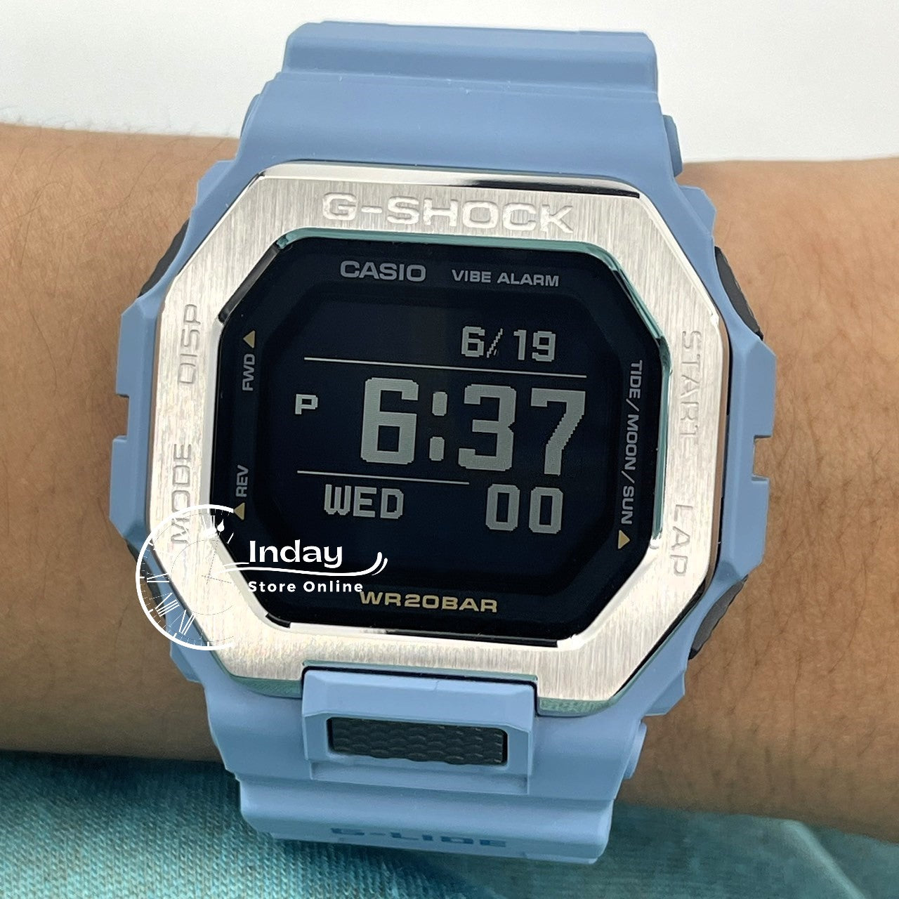 Casio G-Shock G-Lide Men's Watch GBX-100-2A Shock Resistant Mineral Glass Mobile Link Bluetooth