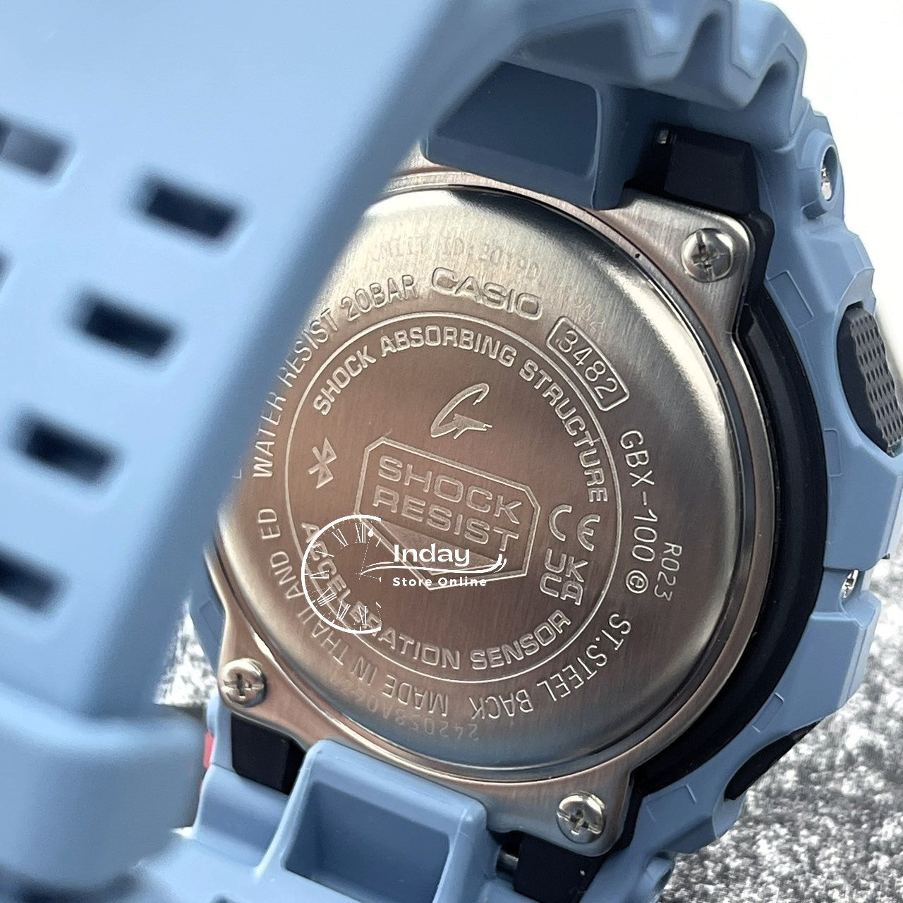 Casio G-Shock G-Lide Men's Watch GBX-100-2A Shock Resistant Mineral Glass Mobile Link Bluetooth