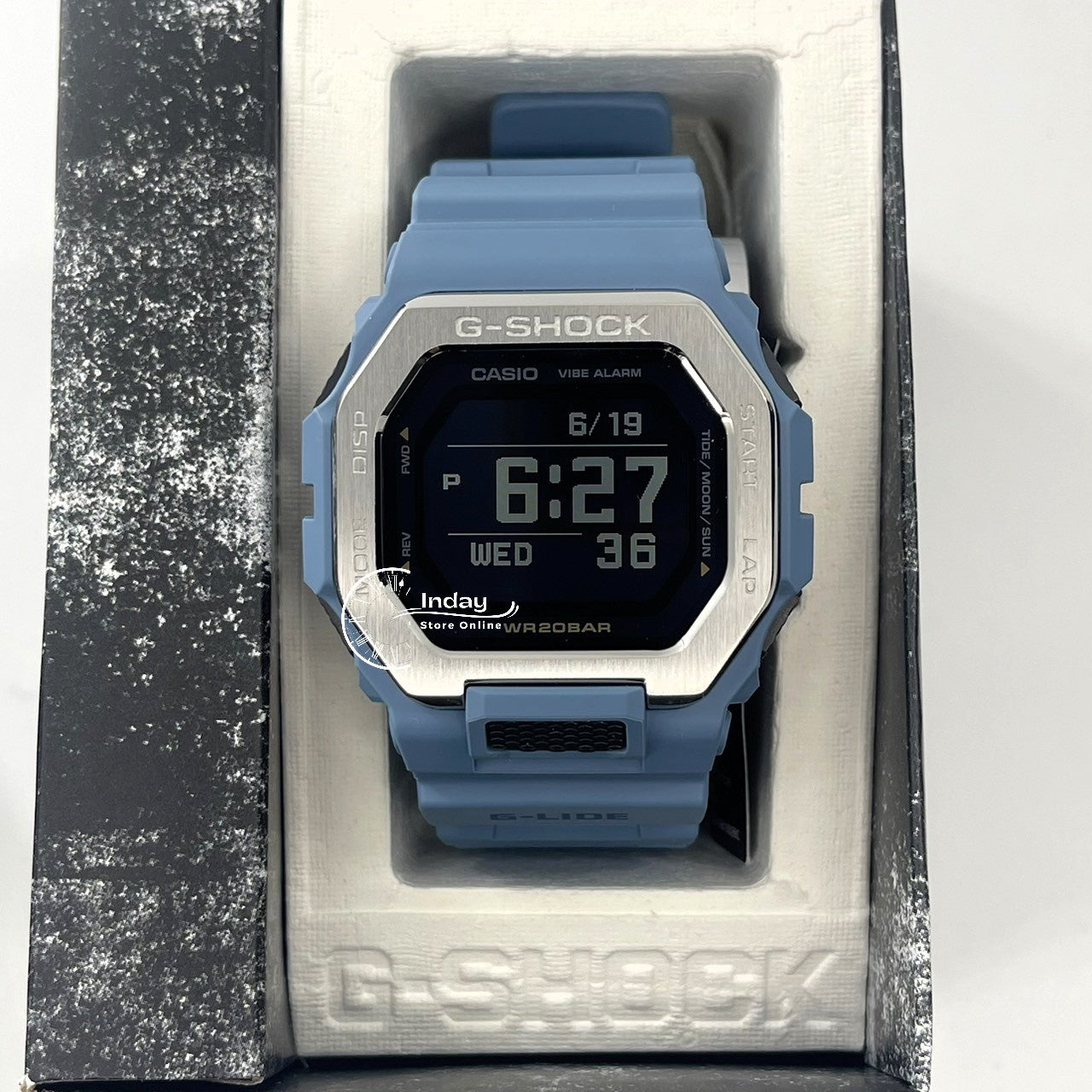 Casio G-Shock G-Lide Men's Watch GBX-100-2A Shock Resistant Mineral Glass Mobile Link Bluetooth