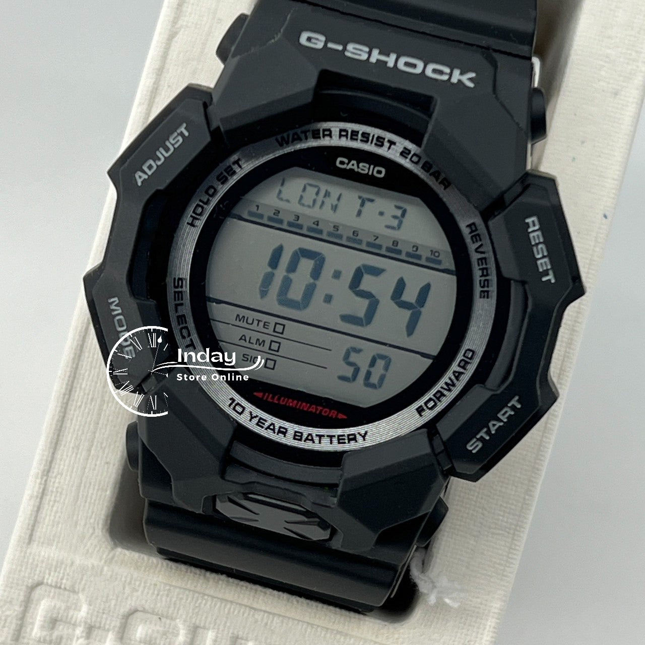 Casio G-Shock Men's Watch GD-010-1D Resin Band Shock Resistant Battery Life 10-Years