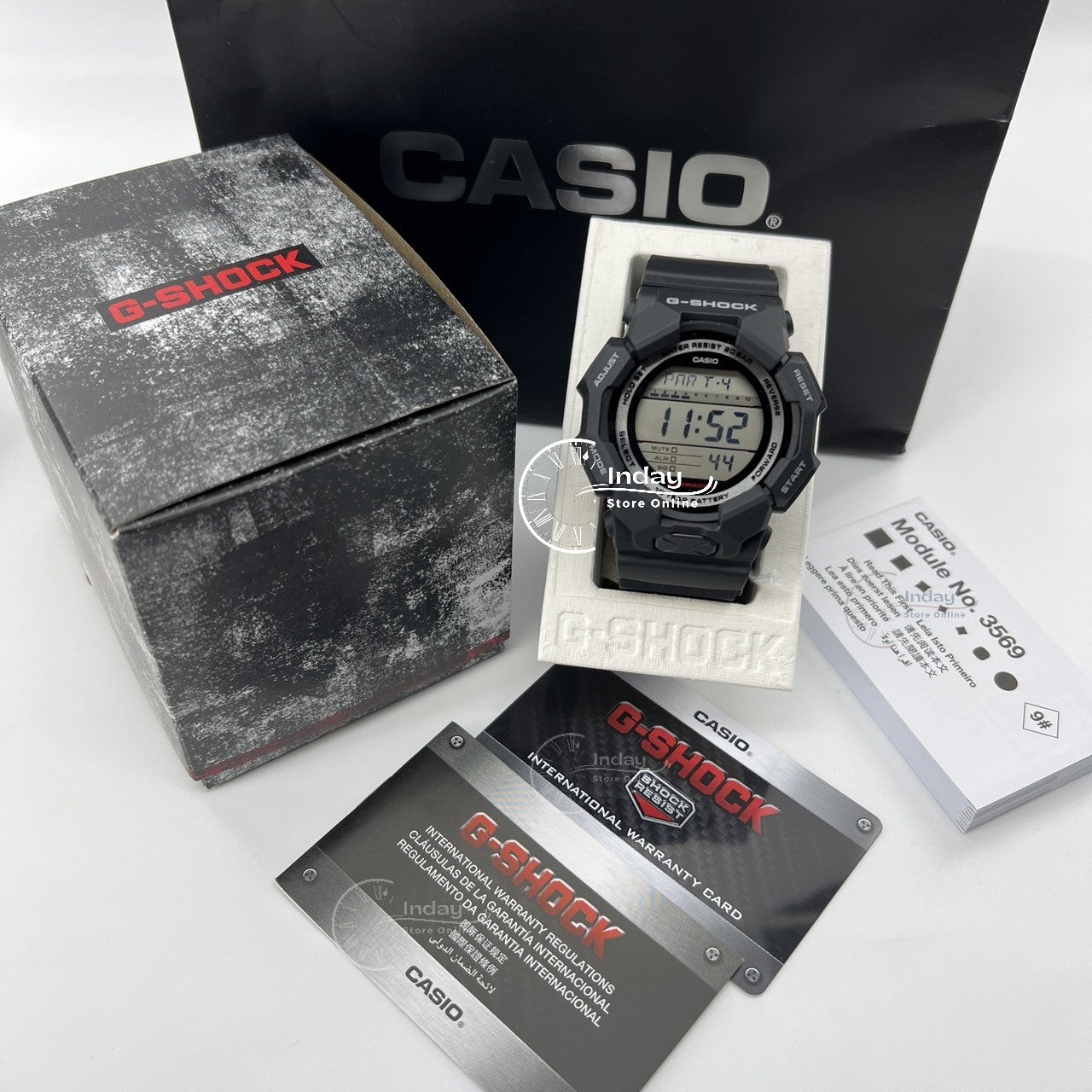Casio G-Shock Men's Watch GD-010-1D Resin Band Shock Resistant Battery Life 10-Years