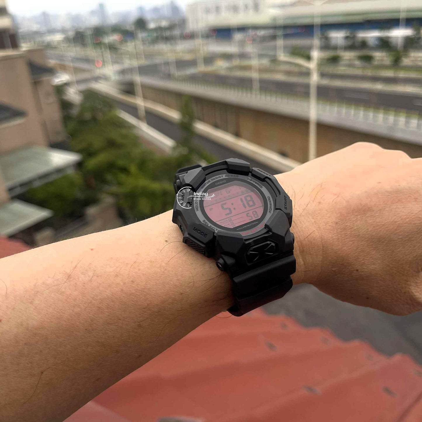 Casio G-Shock Men's Watch GD-010BBR-1 Shock Resistant Carbon Core Guard Structure Battery Life: 10 years