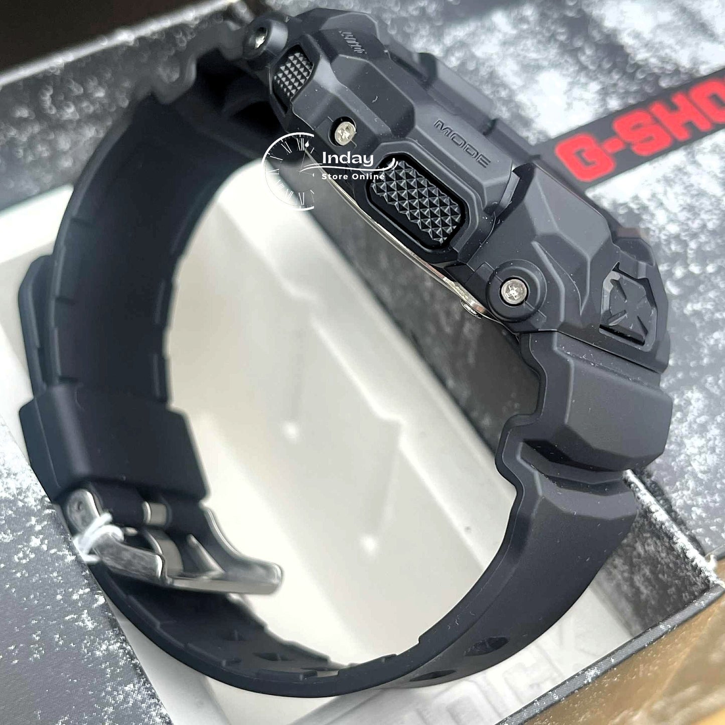 Casio G-Shock Men's Watch GD-010BBR-1 Shock Resistant Carbon Core Guard Structure Battery Life: 10 years