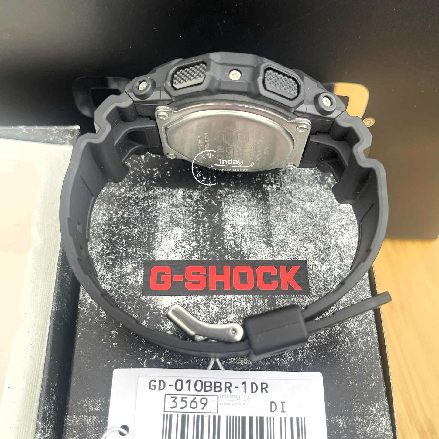 Casio G-Shock Men's Watch GD-010BBR-1 Shock Resistant Carbon Core Guard Structure Battery Life: 10 years