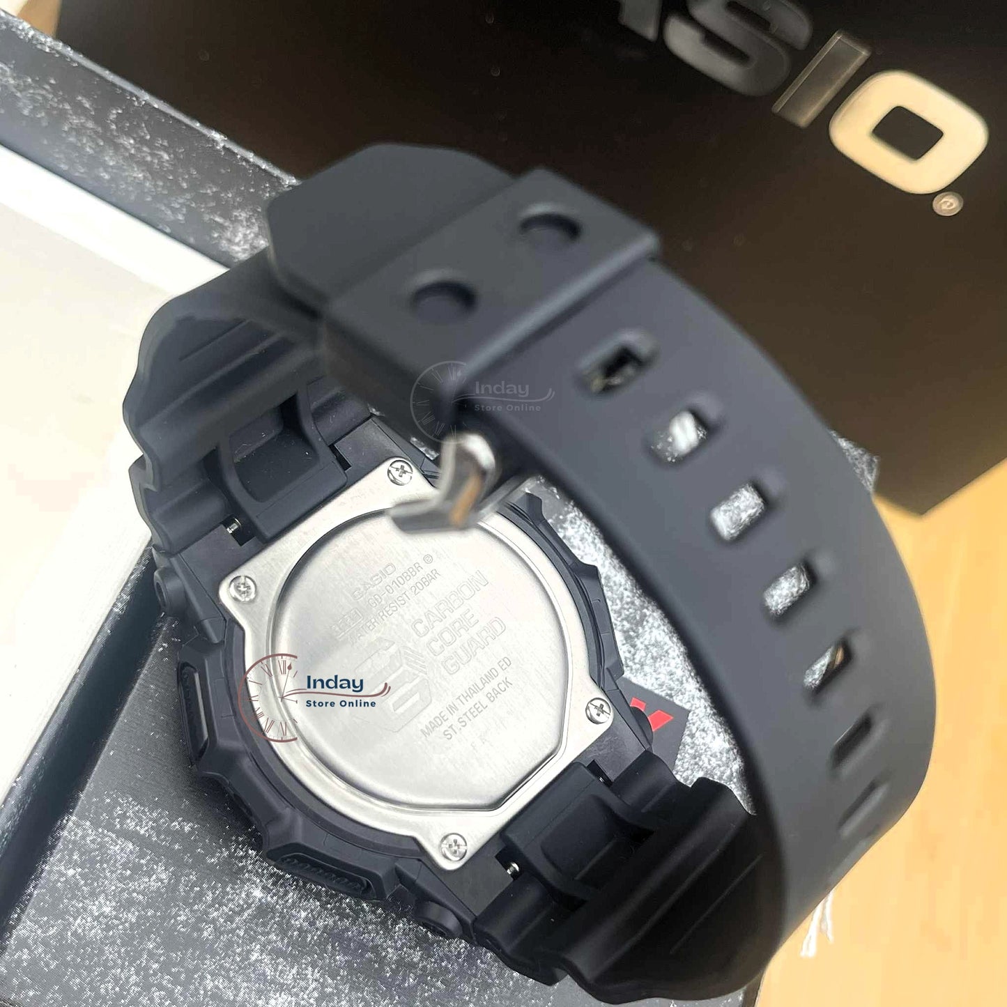 Casio G-Shock Men's Watch GD-010BBR-1 Shock Resistant Carbon Core Guard Structure Battery Life: 10 years