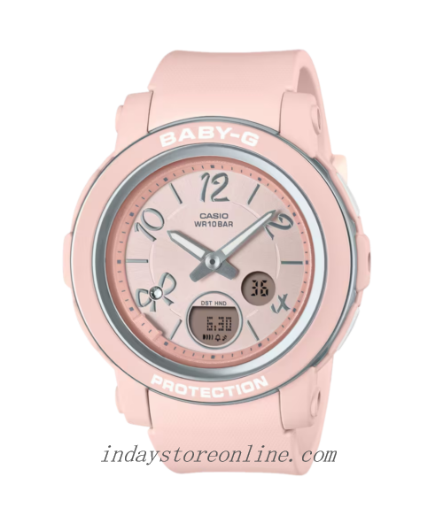 Casio Baby-G Women's Watch BGA-290RA-4A Resin Band Mineral Glass Shock Resistant