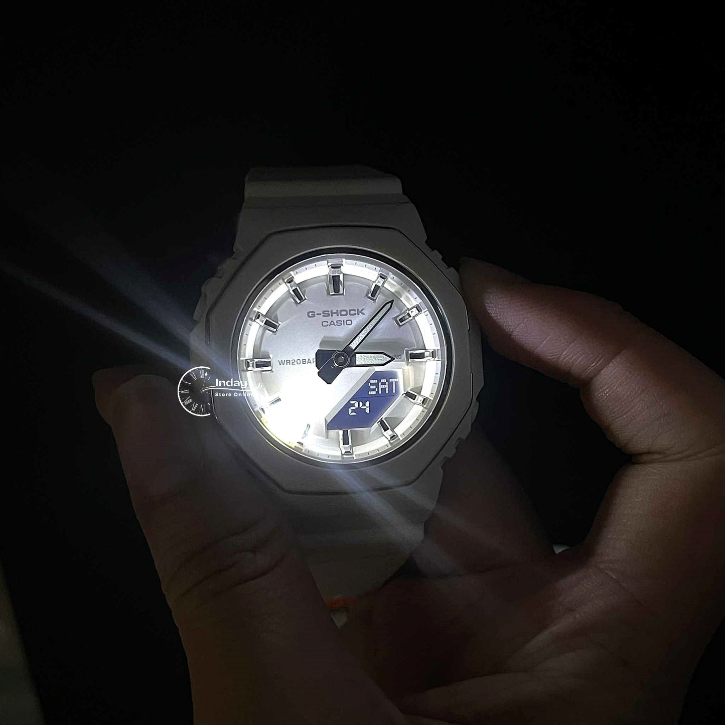 Casio G-Shock Women's Watch GMA-P2110-7A Bio-Based Resin Band Shock Resistant Mineral Glass